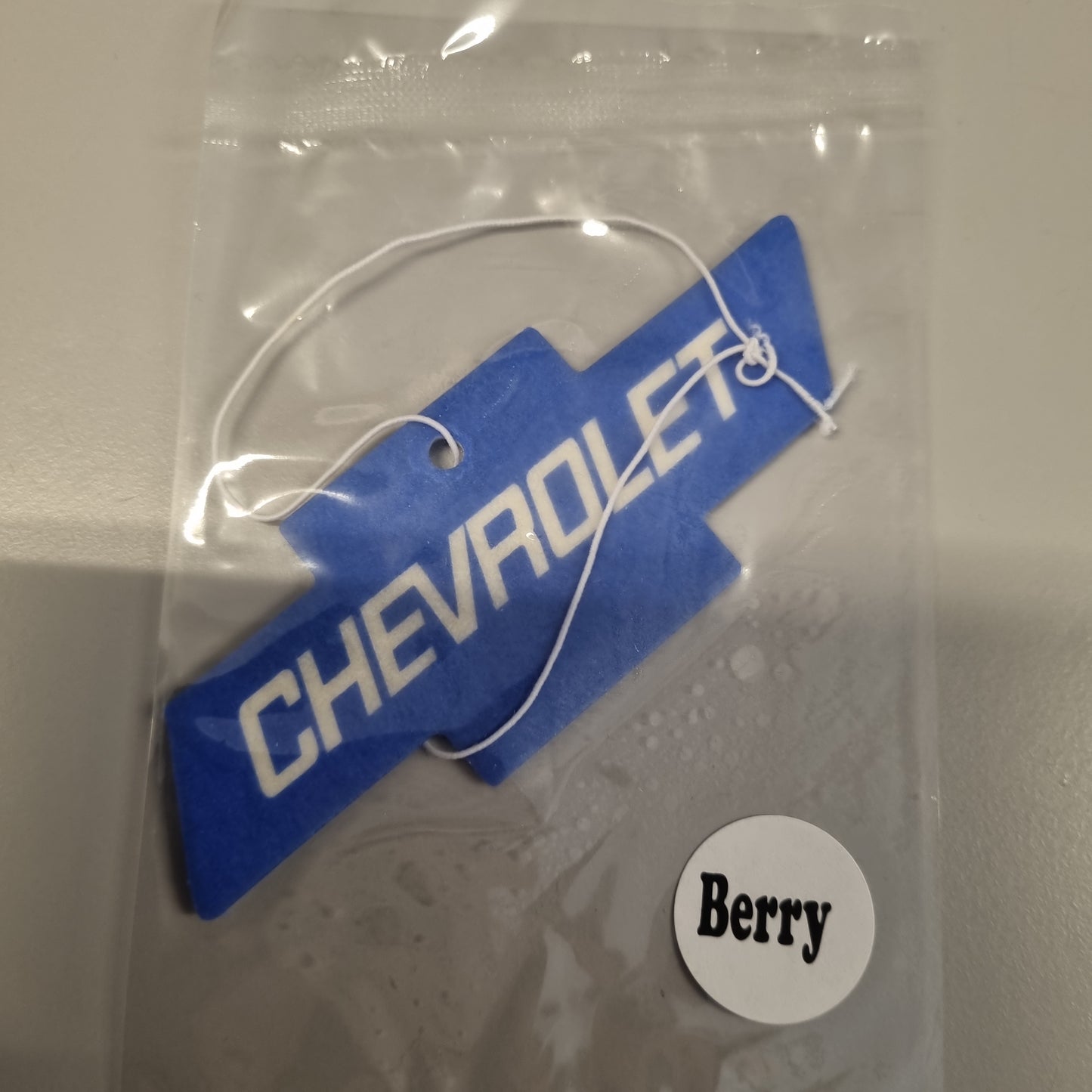 Chevrolet Logo luftfrisker Blå m/tekst