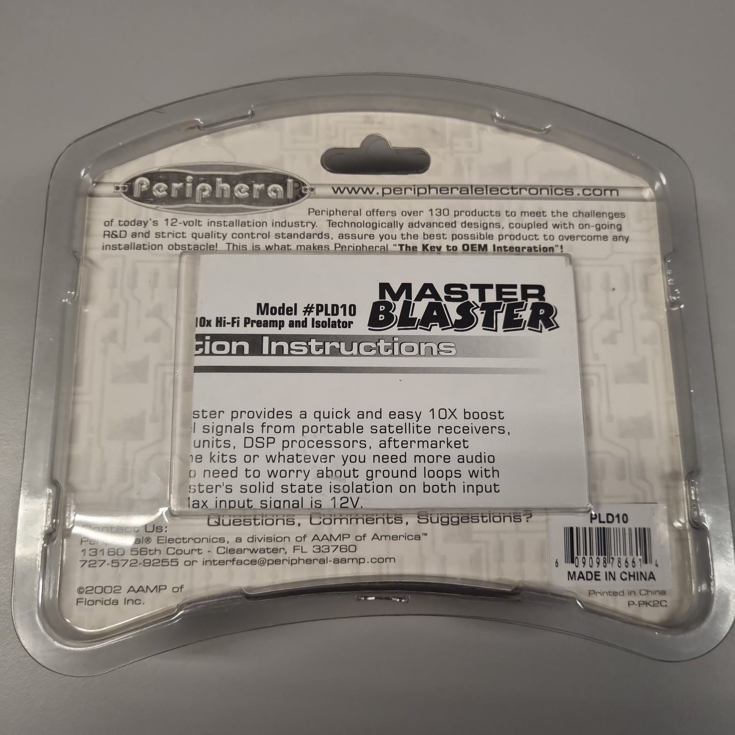 Peripheral : Master Blaster PLD10 : 10X Preamp + Ground isolator