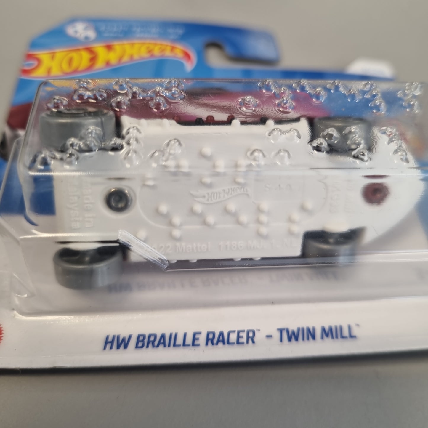 Hot Wheels : HW BRAILLE RACER - TWIN MILL ( Blindeskrift )