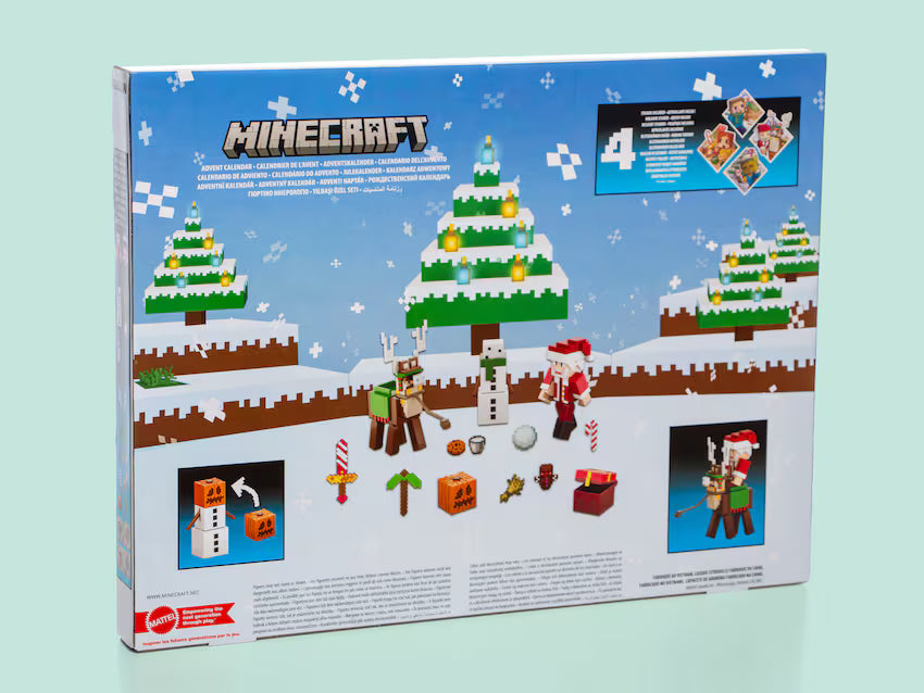 Stor Minecraft Julekalender 2025 (Med figurer og tilbehør!)