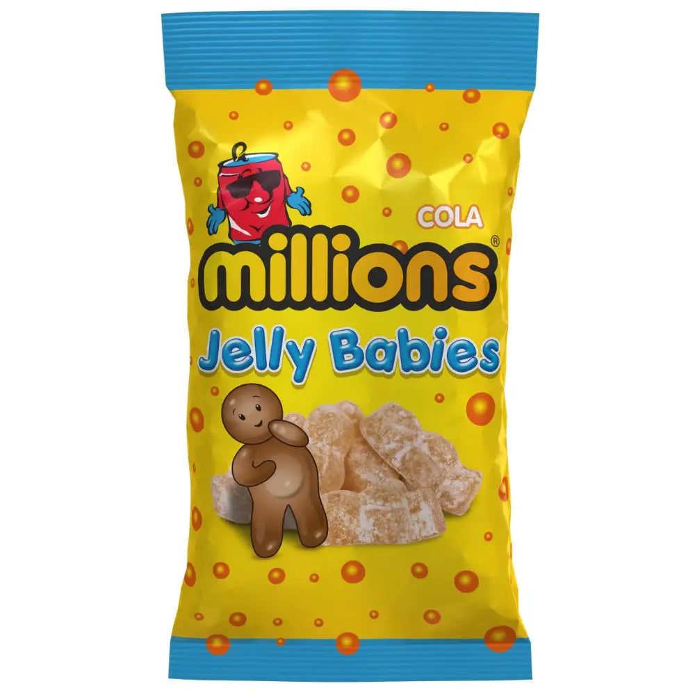 MILLIONS COLA JELLY BABIES BAG 150g