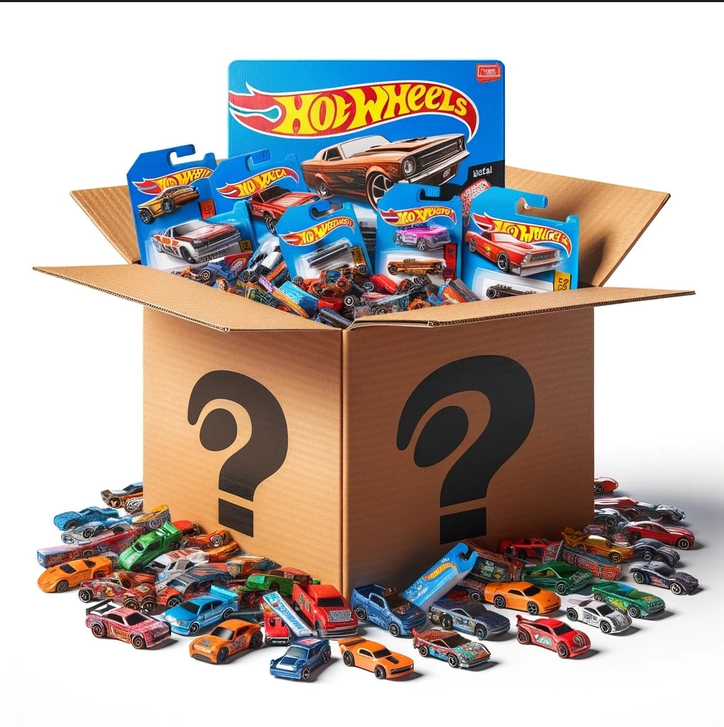 Hot Wheels Mystery box - Kalender-Edition (Med 24 Hot Wheels, inkludert premium!!)