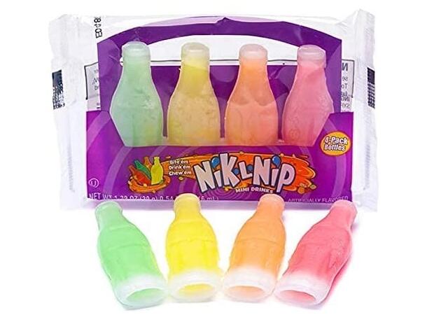 NIK-L-NIP WAX BOTTLES 4PK