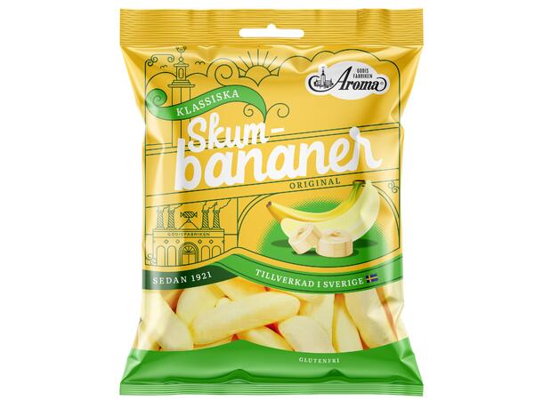 Aroma Klassiske skumbananer (110g)