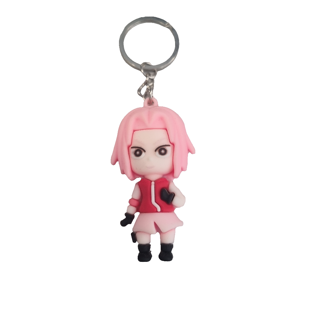 Nøkkelring NARUTO 3D gummi-figur
