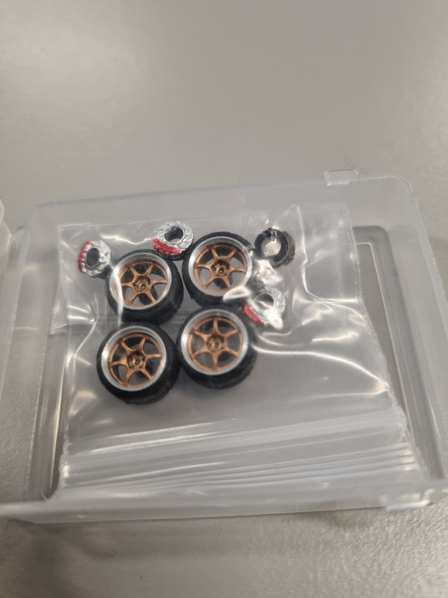 1/64 felger + bremser! : 6-spoke bronse farge