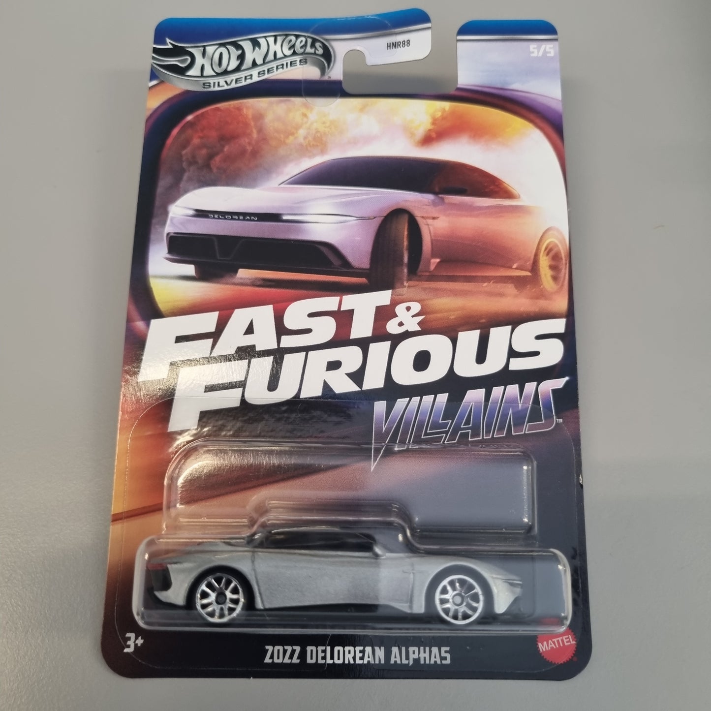 Hot Wheels Fast & Furious Villains : 2022 Delorean Alpha5