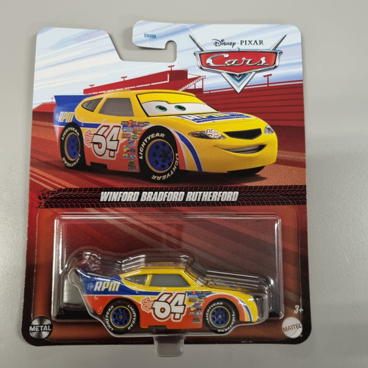 Mattel Pixar CARS 1:55 skala : Winford Bradford Rutherford