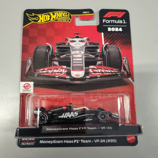 Hot wheels Premium Formula 1 : Moneygram haas F1 Team - VF-24 (#20)