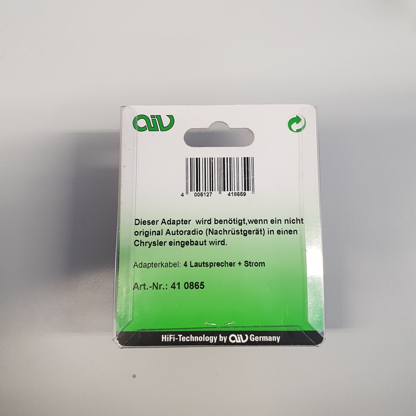 Aiv Iso Adapter Chrysler