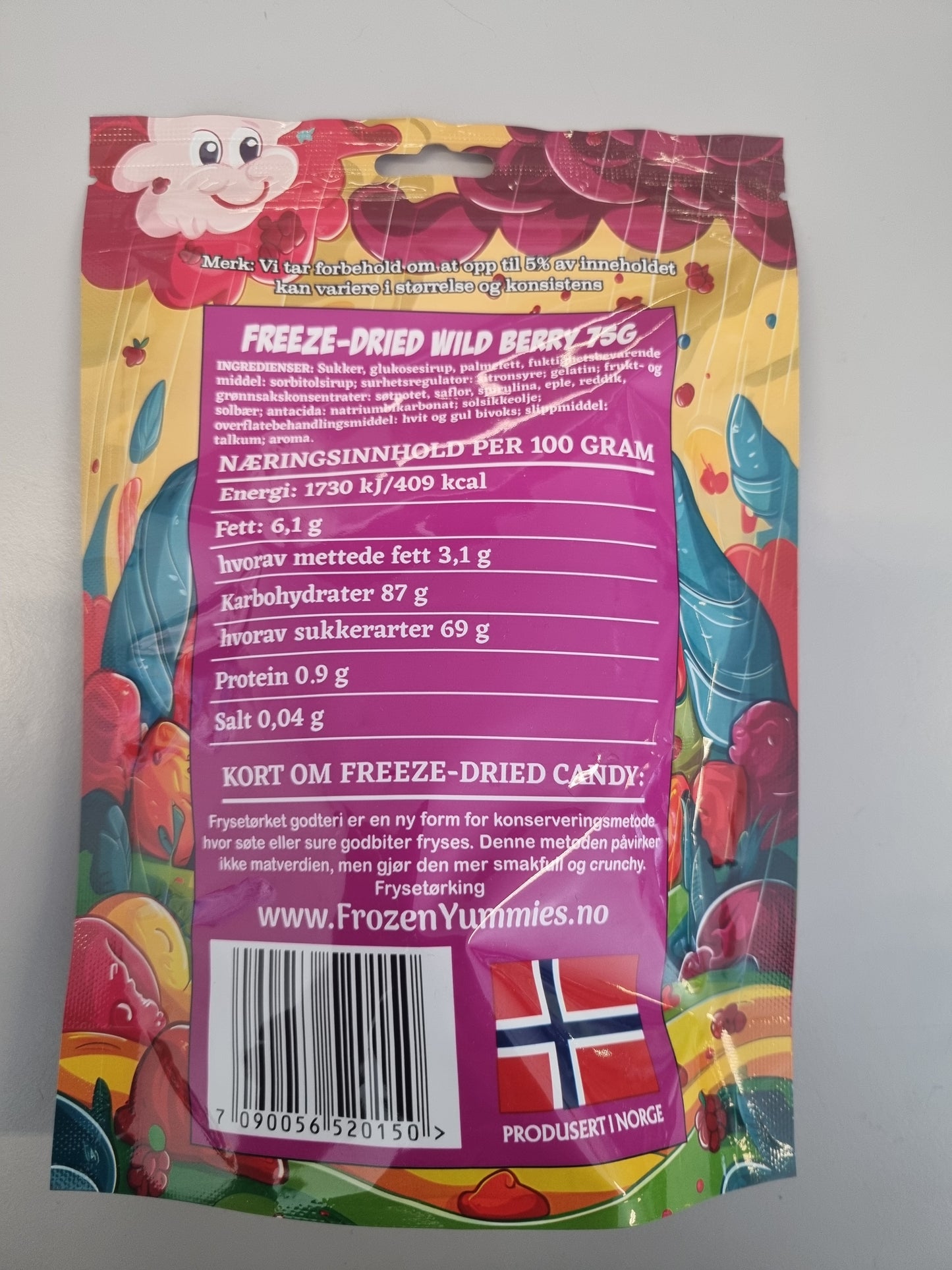 Freeze dried candy - wild berry yummies