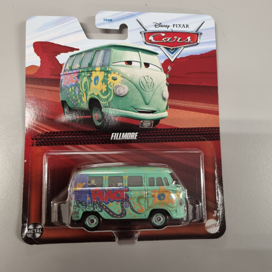Mattel Pixar CARS 1:55 skala : Fillmore ( VW Bus )