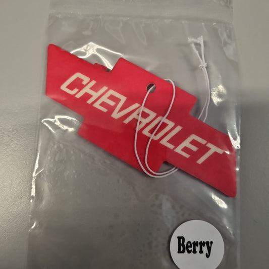Chevrolet Logo luftfrisker Rød m/tekst