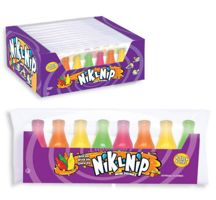 NIK-L-NIP WAX BOTTLES 8PK 79g