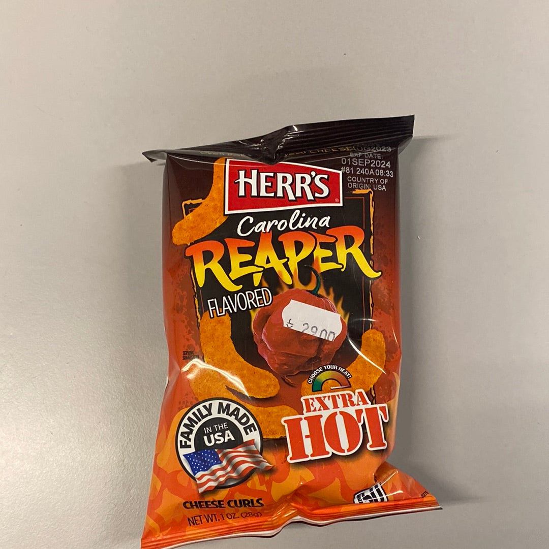 Herr’s Carolina Reaper Extra Hot (dato)