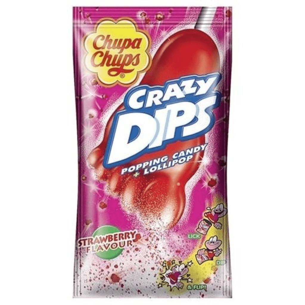 CHUPA CHUPS CRAZY DIPS STRAWBERRY 14g (dato)