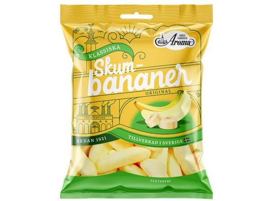 Aroma Klassiske skumbananer (110g)