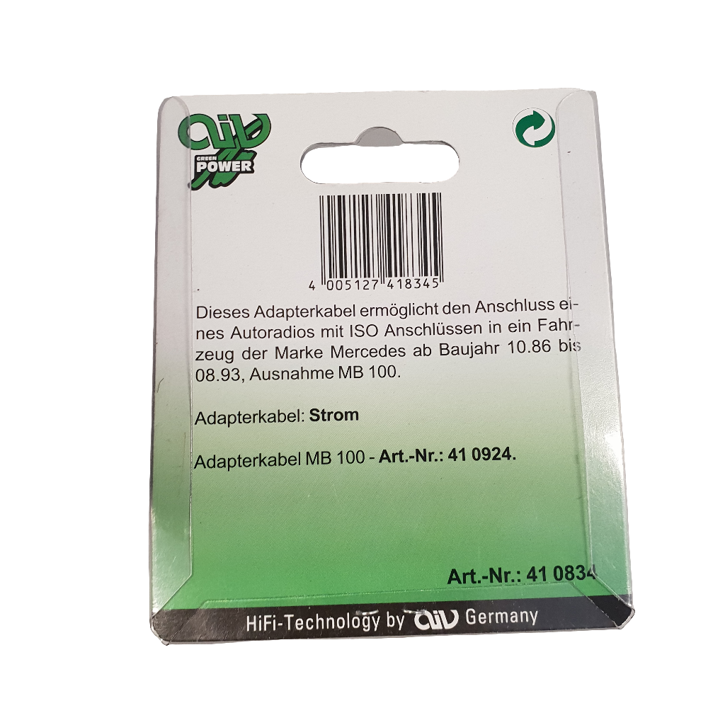 Aiv Iso Adapter Mercedes