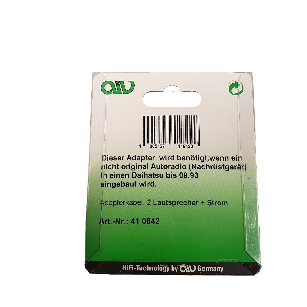 Aiv Iso Adapter Daihatsu