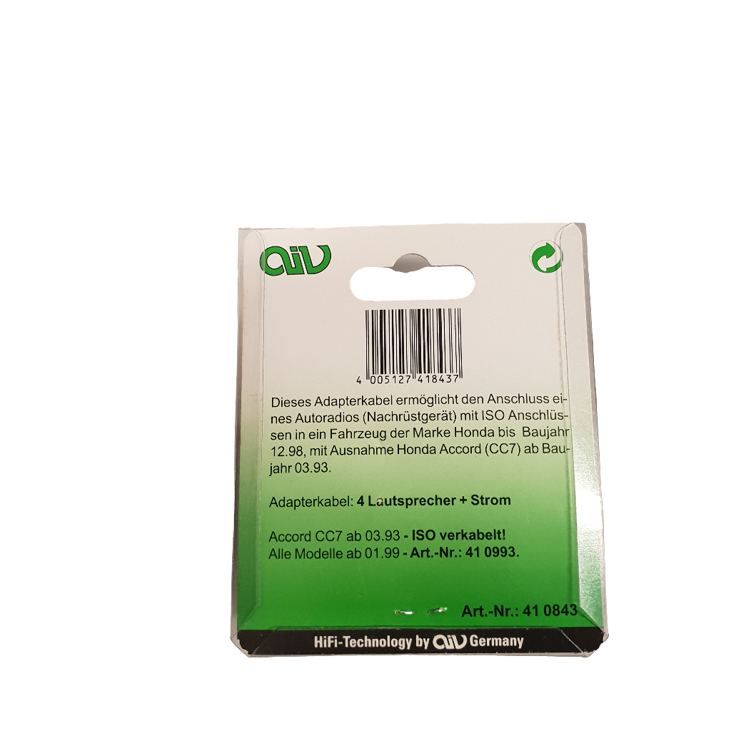 Aiv Iso Adapter div. Honda