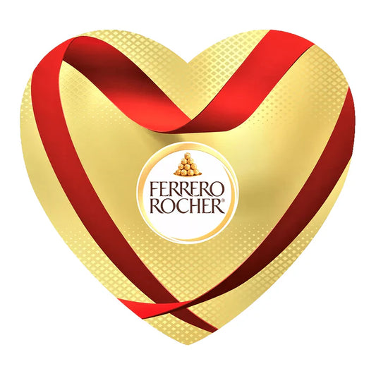 Ferrero Rocher Chocolate Valentines Day Hjerteformet Boks 125g