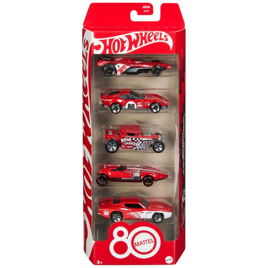 Hot Wheels 5 pack : Mattel 80th Anniversary