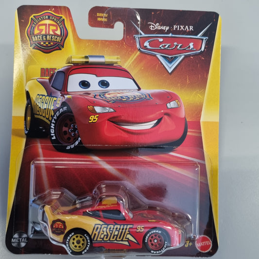 Mattel Pixar CARS 1:55 skala : Rescue Lightning McQueen