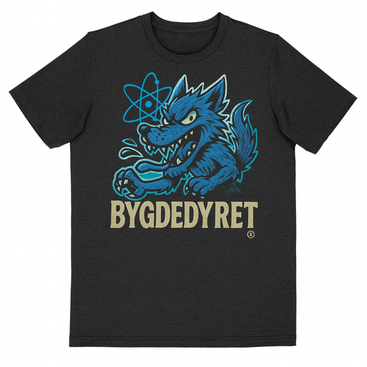 Bygdedyret T-Skjorte blått motiv