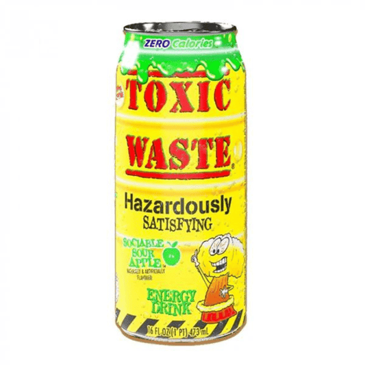 Toxic Waste Sociable Sour Apple Energy Drink