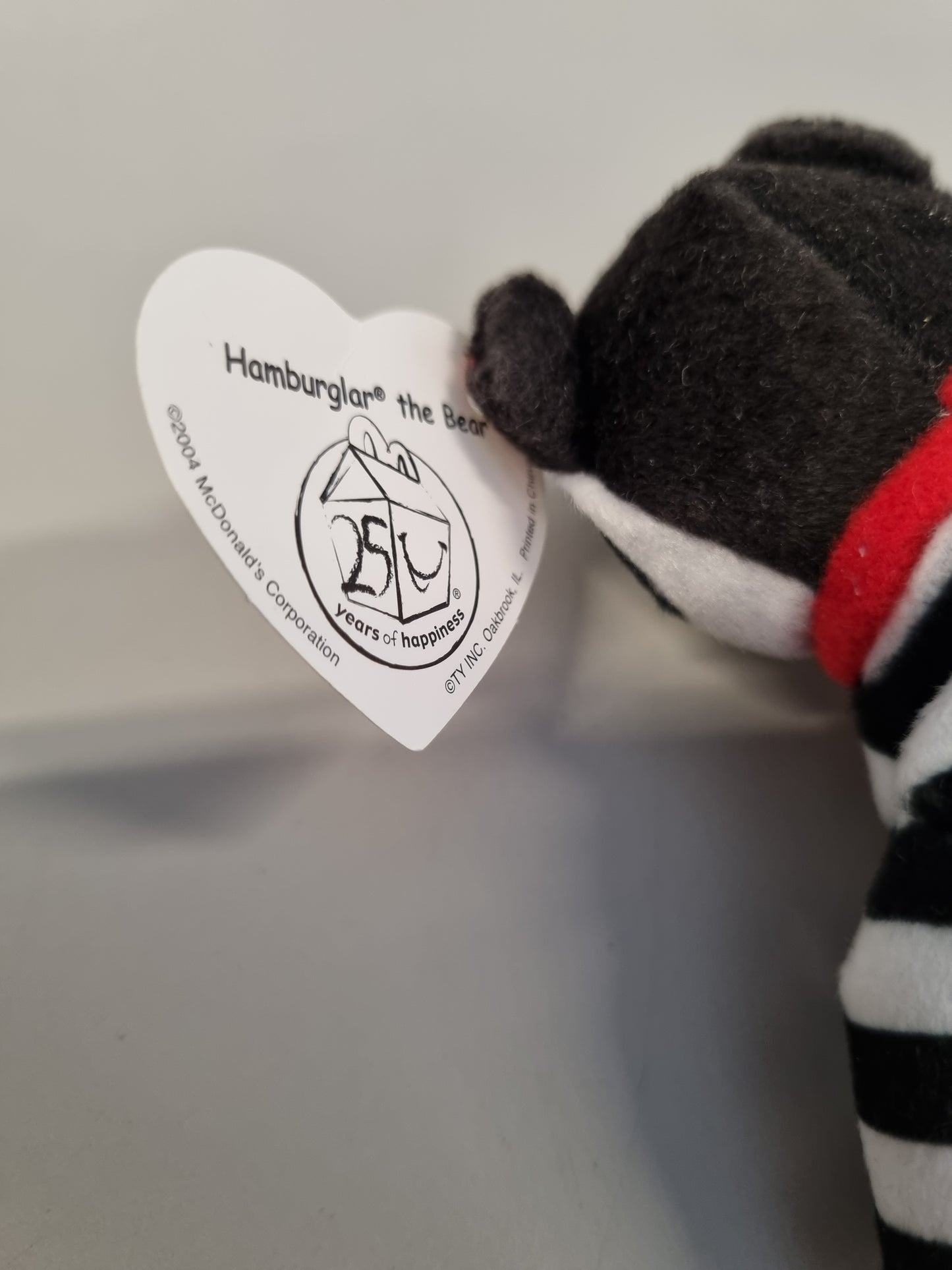 TY "Hamburglar the bear" (mcd exclusive 2004)