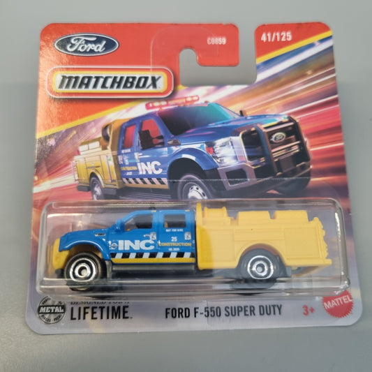 MATCHBOX : Ford F-550 Super Duty