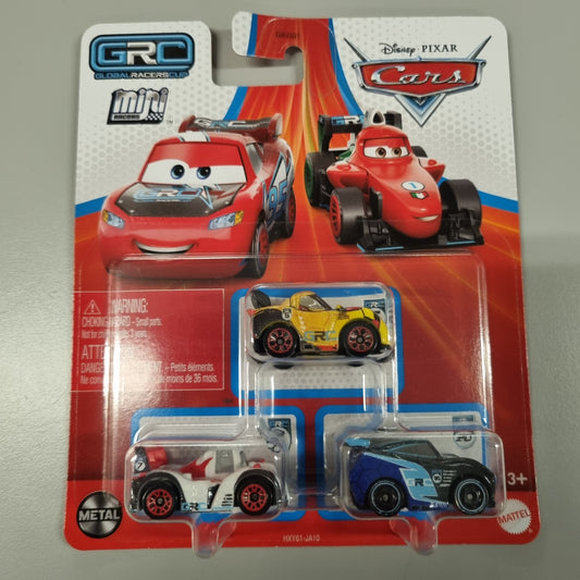 Mattel Pixar CARS mini 3pack : shu todorki , miguel caminimo , jackson storm
