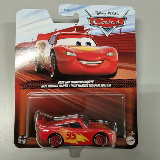 Mattel Pixar CARS 1:55 skala : Road Trip Lightning McQueen