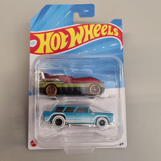 Hot wheels Twin Pack : Classic 55 Chevy Nomad + Hover Storm