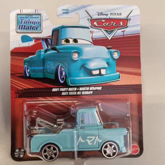 Mattel Pixar CARS 1:55 skala : Drift Party Mater