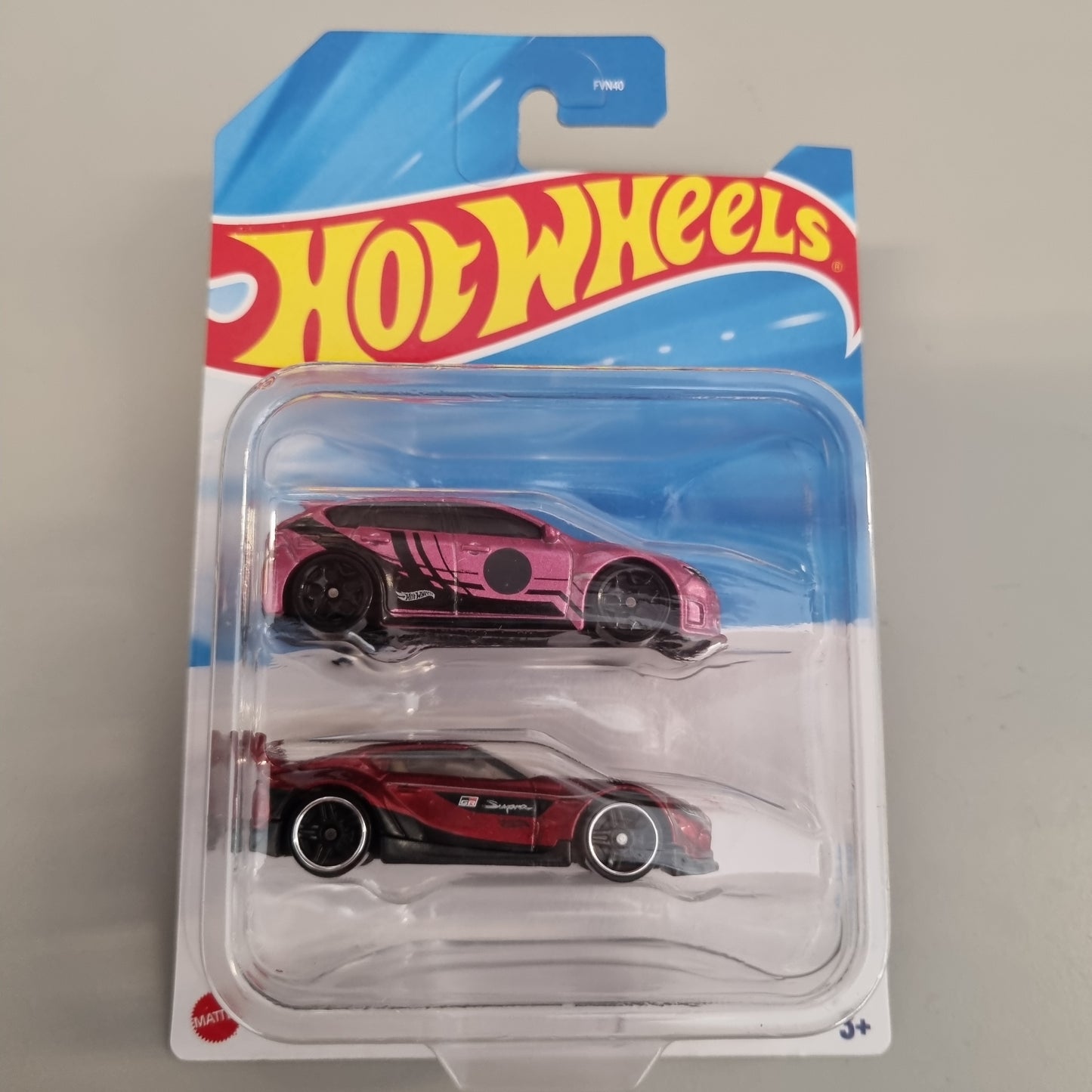 Hot wheels Twin Pack : Subaru wrx sti + Toyota Supra