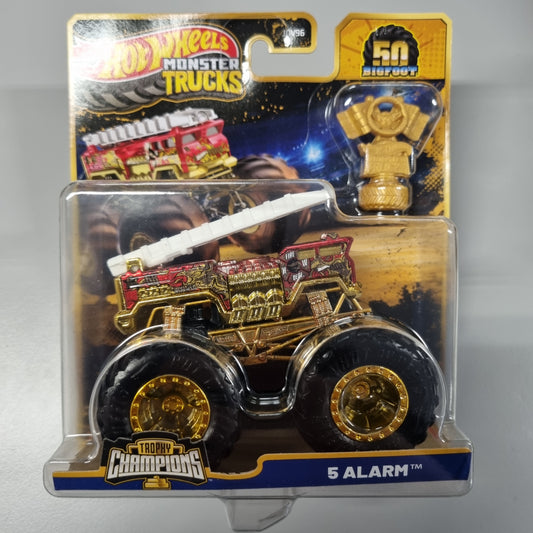 Hot wheels Monster Trucks : Bigfoot Trophy Champions : 5 ALARM