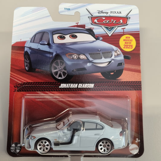 Mattel Pixar CARS 1:55 skala : Jonathan Gearson ( BMW E90 )