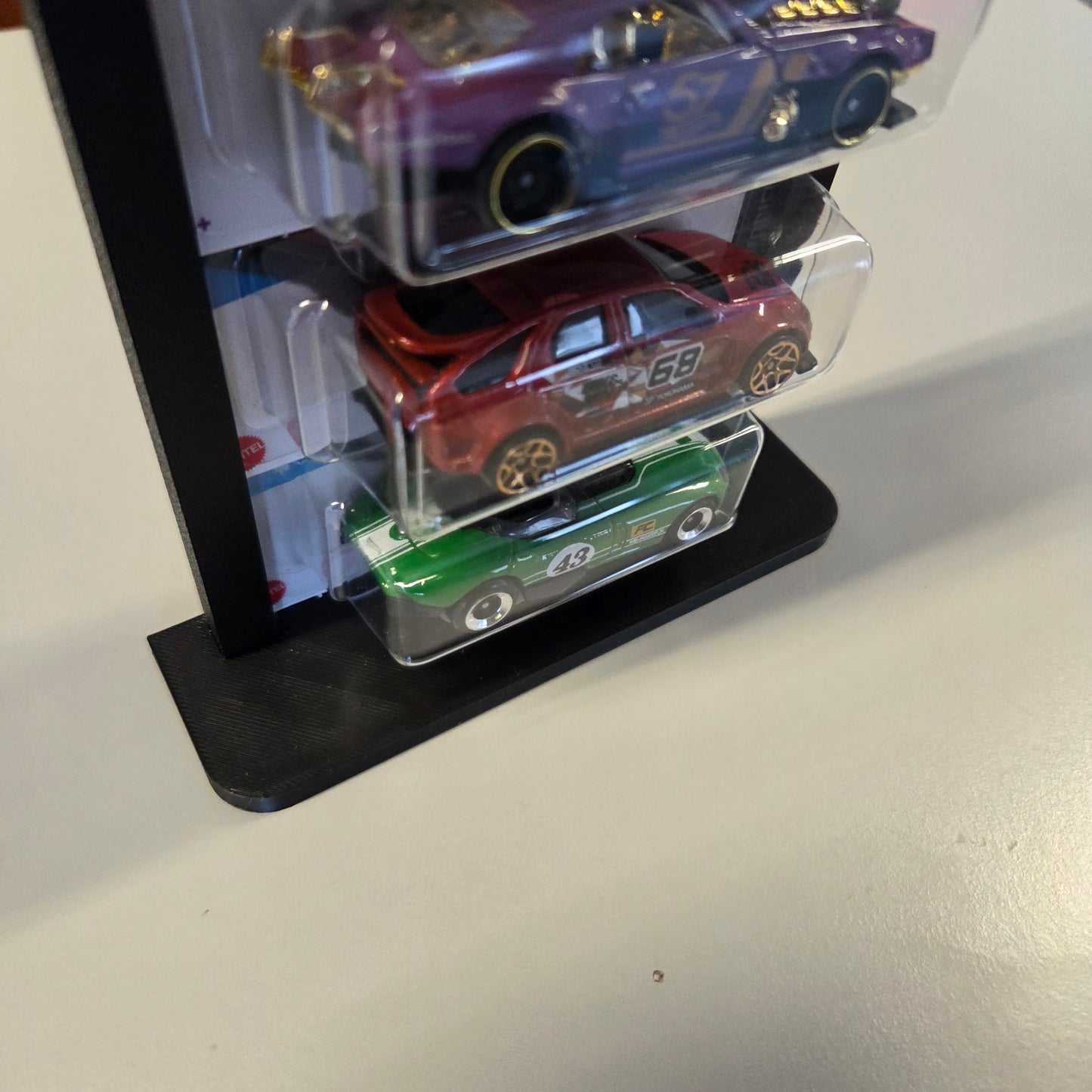 1/64 Tilbehør : stativ til 5 uåpnede biler