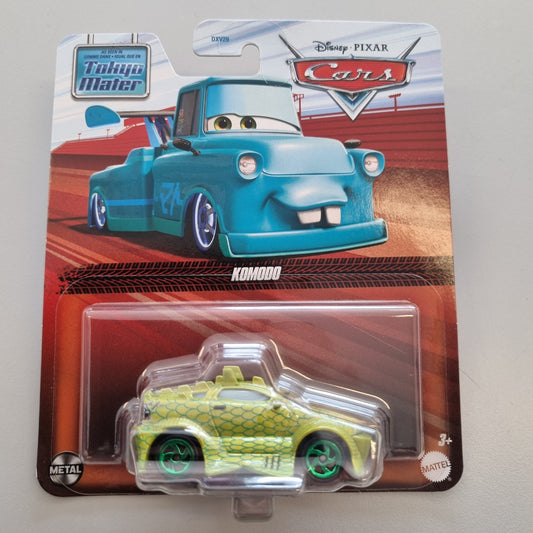 Mattel Pixar CARS 1:55 skala : Komodo