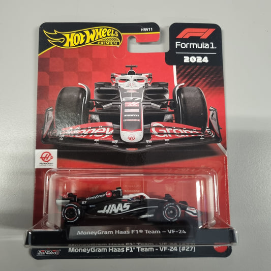 Hot wheels Premium Formula 1 : Moneygram haas F1 Team - VF-24 (#27)